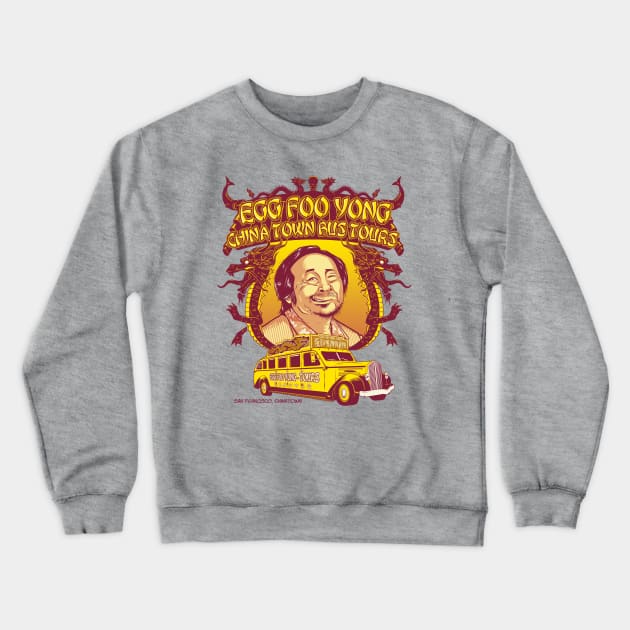 Egg Shen's bus tour shirt Crewneck Sweatshirt by RevelRouser